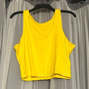 Yellow Sleeveless Women's Top